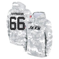 Punc NY.Jets #66 Joe Tippmann Player Arctic Camo Salute to Service Pullover Hoodies Limited Game Stitched Jerseys