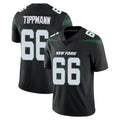 Punc NY.Jets #66 Joe Tippmann Player Stealth Black Limited Vapor Home Game Stitched Jerseys