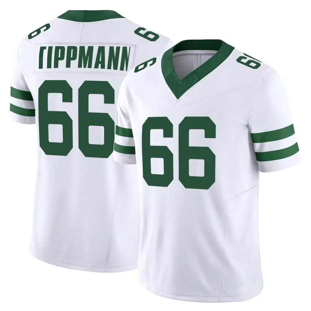 Punc NY.Jets #66 Joe Tippmann Player White Legacy Limited Vapor F.U.S.E. Home Game Stitched Jerseys