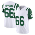Punc NY.Jets #66 Joe Tippmann Player White Limited Classic Vapor F.U.S.E. Home Game Stitched Jerseys