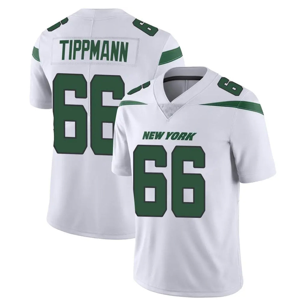 Punc NY.Jets #66 Joe Tippmann Player White Spotlight Limited Vapor Home Game Stitched Jerseys