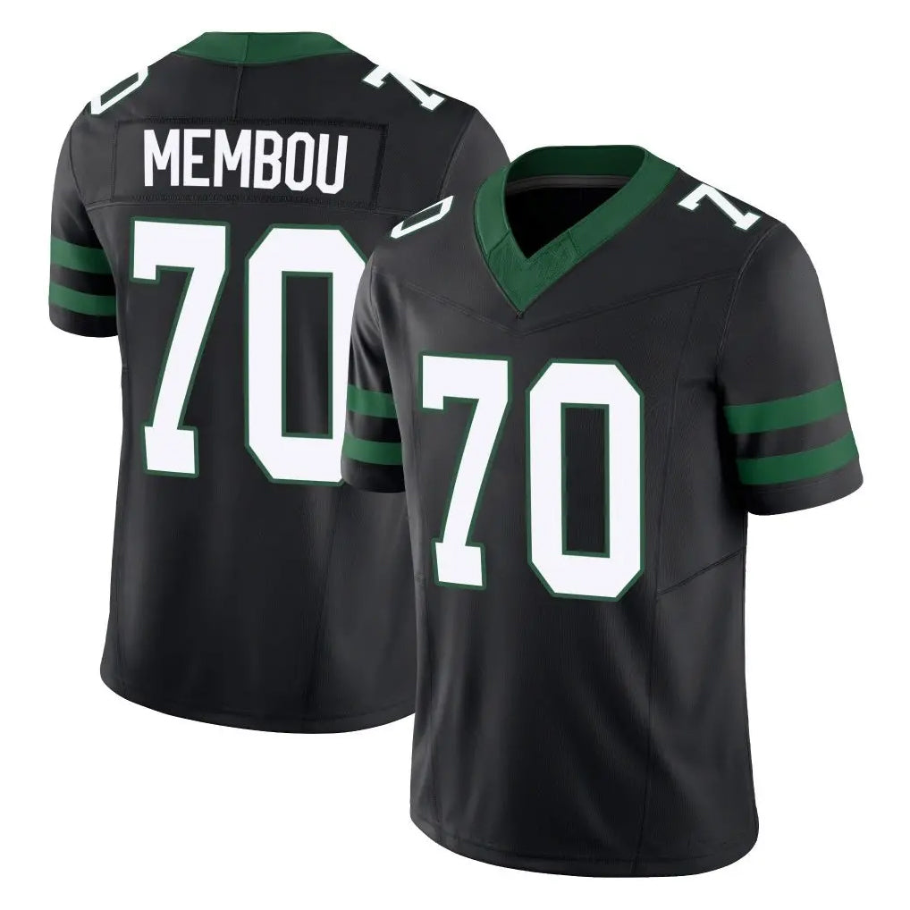 Punc NY.Jets #70 Armand Membou Player Black Limited Legacy Vapor F.U.S.E. Home Game Stitched Jerseys