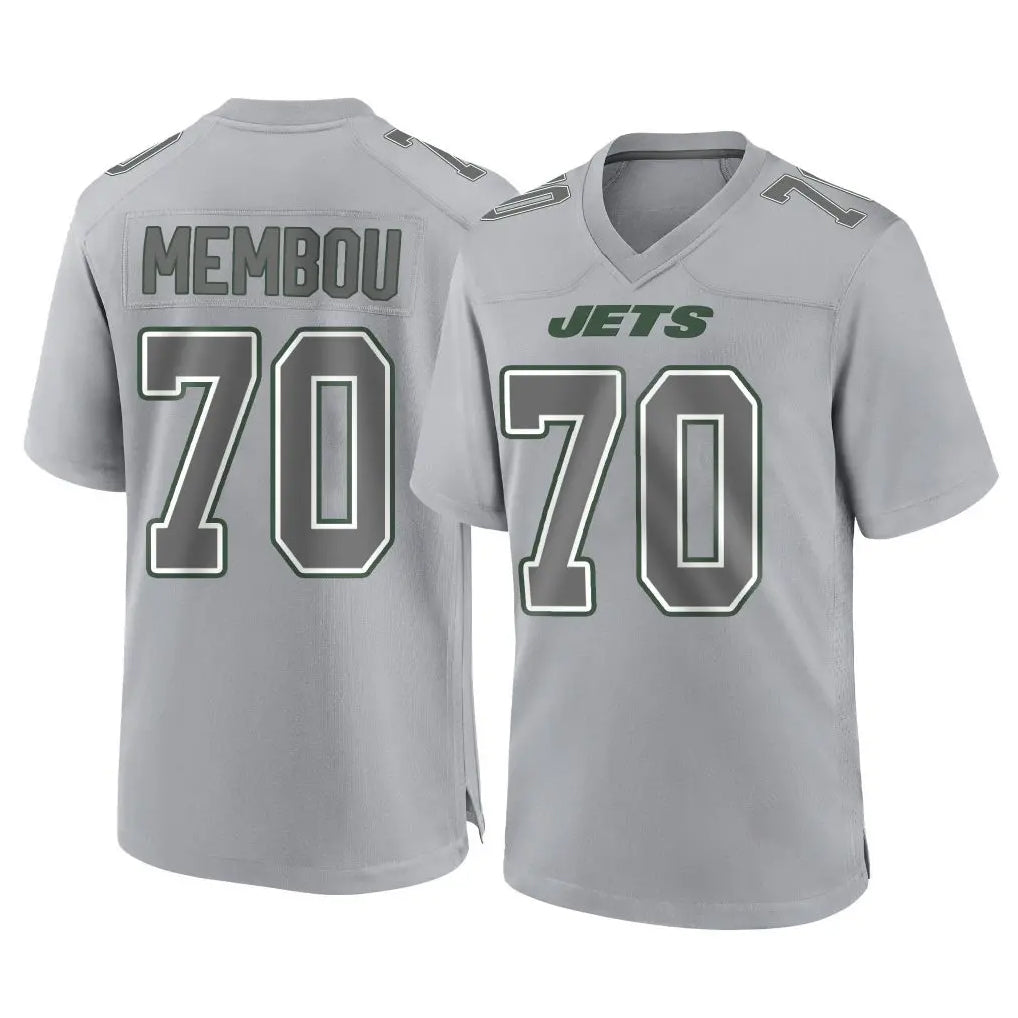 Punc NY.Jets #70 Armand Membou Player Gray Limited Atmosphere Fashion Home Game Stitched Jerseys