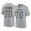 Punc NY.Jets #70 Armand Membou Player Gray Limited Atmosphere Fashion Home Game Stitched Jerseys