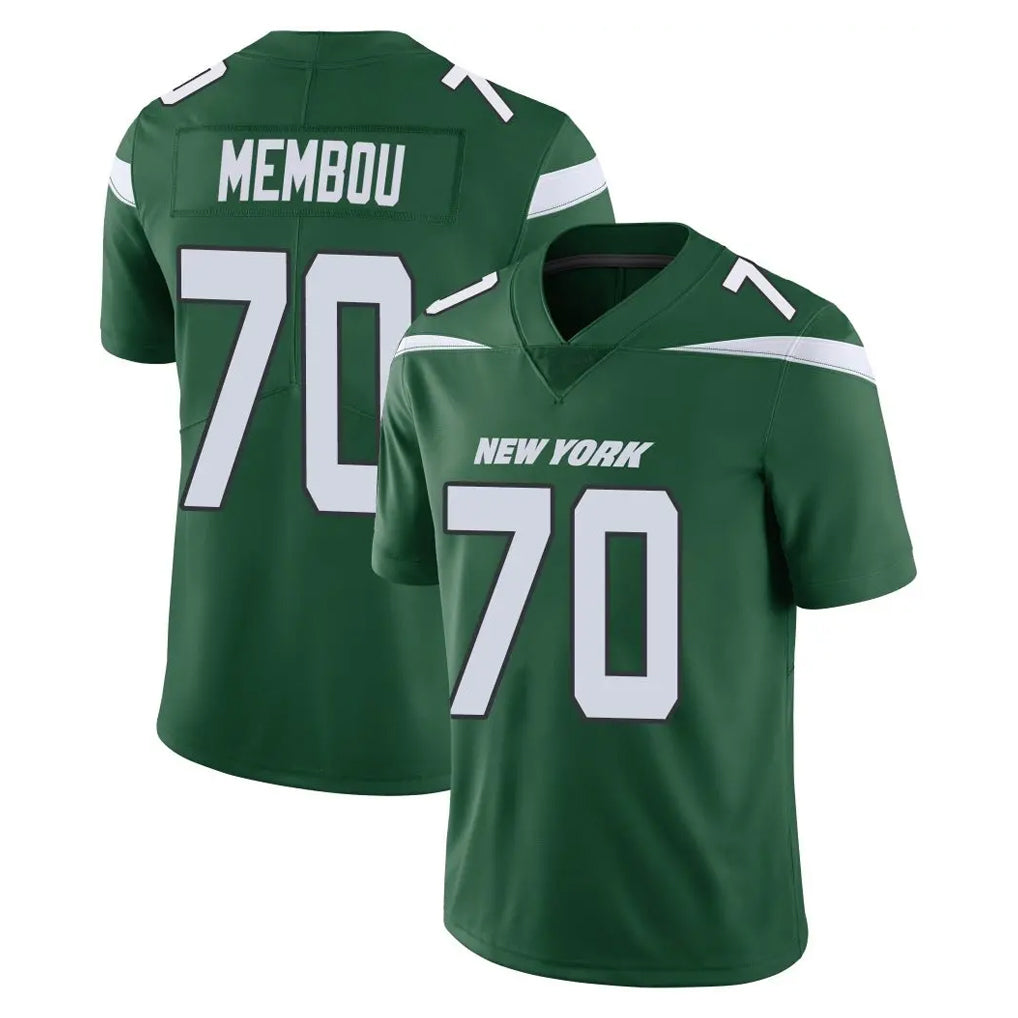 Punc NY.Jets #70 Armand Membou Player Green Limited Vapor Home Game Stitched Jerseys