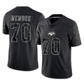 Punc NY.Jets #70 Armand Membou Player Stealth Black Limited Reflective Home Game Stitched Jerseys