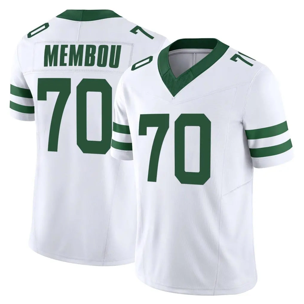 Punc NY.Jets #70 Armand Membou Player White Legacy Limited Vapor F.U.S.E. Home Game Stitched Jerseys
