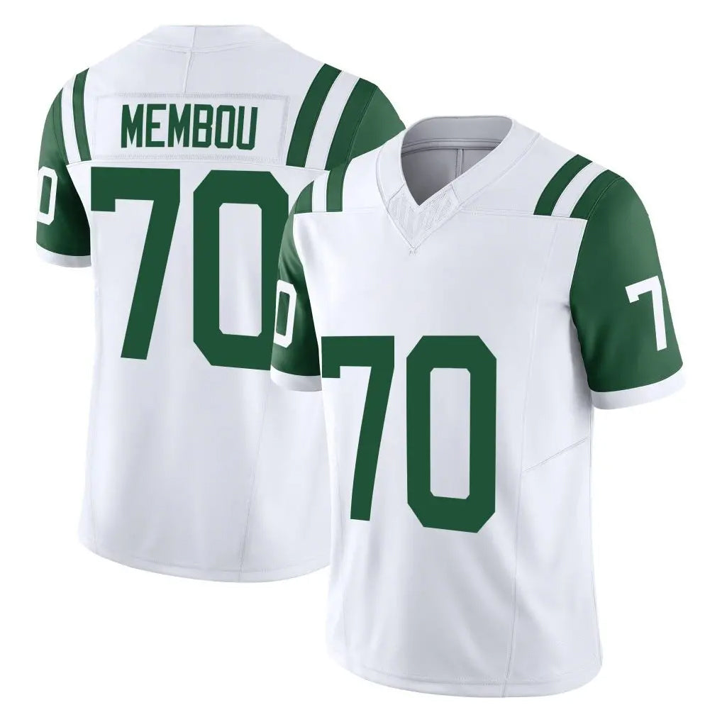 Punc NY.Jets #70 Armand Membou Player White Limited Classic Vapor F.U.S.E. Home Game Stitched Jerseys