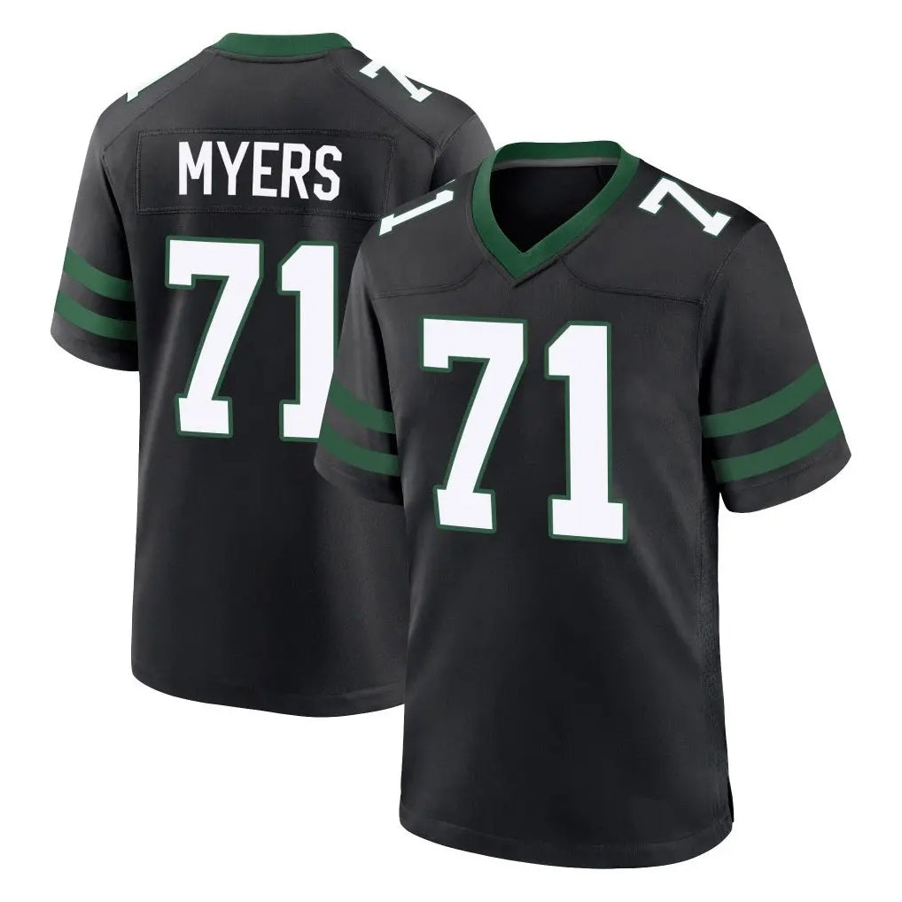 Punc NY.Jets #71 Josh Myers Player Black Legacy Home Game Stitched Jerseys