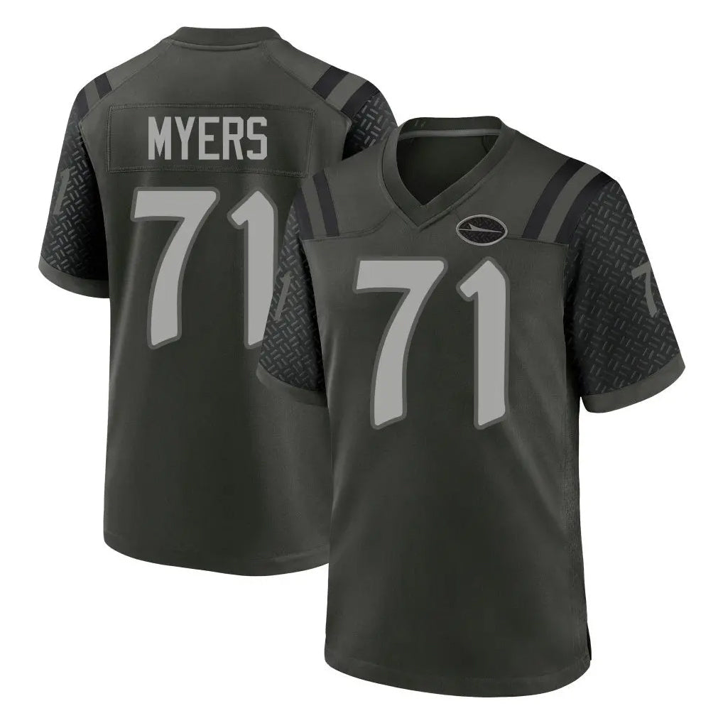 Punc NY.Jets #71 Josh Myers Player Green 2025 Rivalries Collection Home Game Stitched Jerseys