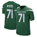 Punc NY.Jets #71 Josh Myers Player Green Home Game Stitched Jerseys