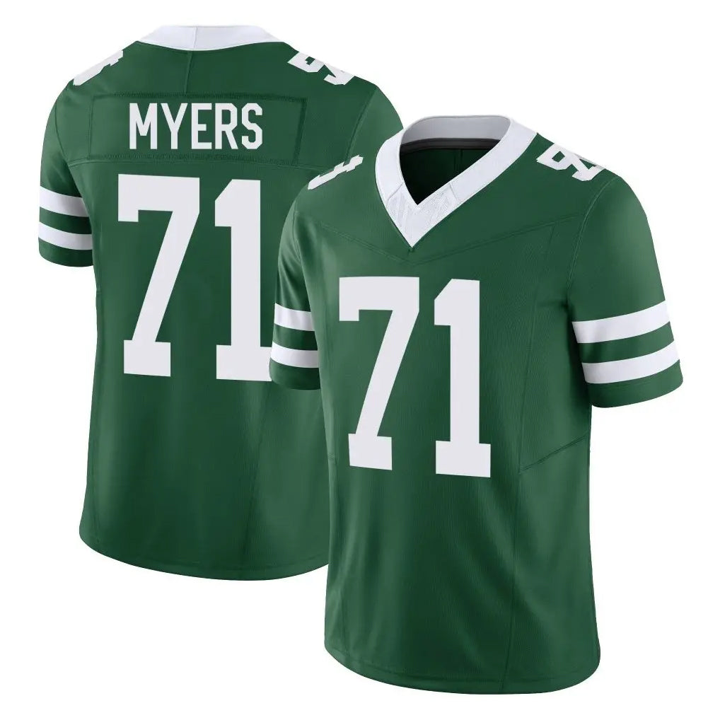 Punc NY.Jets #71 Josh Myers Player Green Legacy Limited Vapor F.U.S.E. Home Game Stitched Jerseys