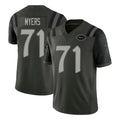 Punc NY.Jets #71 Josh Myers Player Green Limited 2025 Rivalries Collection Home Game Stitched Jerseys
