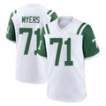 Punc NY.Jets #71 Josh Myers Player White Classic Home Game Stitched Jerseys