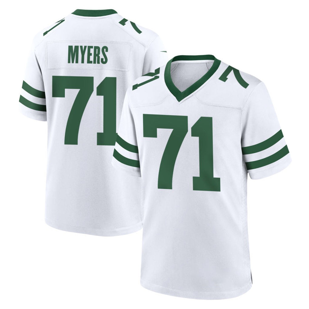 Punc NY.Jets #71 Josh Myers Player White Legacy Home Game Stitched Jerseys