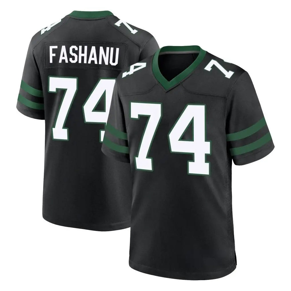 Punc NY.Jets #74 Olu Fashanu Player Black Legacy Home Game Stitched Jerseys