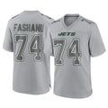 Punc NY.Jets #74 Olu Fashanu Player Gray Limited Atmosphere Fashion Home Game Stitched Jerseys