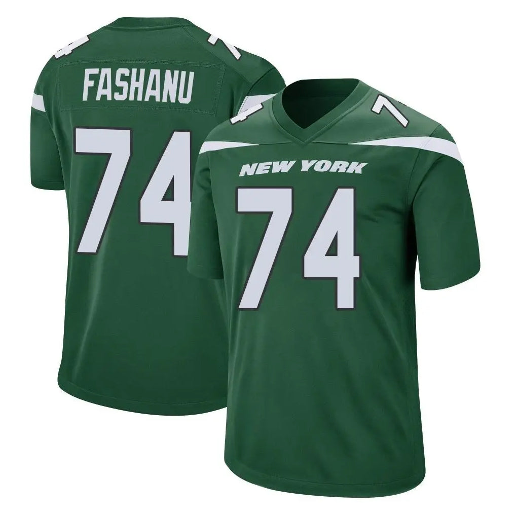 Punc NY.Jets #74 Olu Fashanu Player Green Home Game Stitched Jerseys