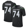 Punc NY.Jets #74 Olu Fashanu Player Stealth Black Home Game Stitched Jerseys