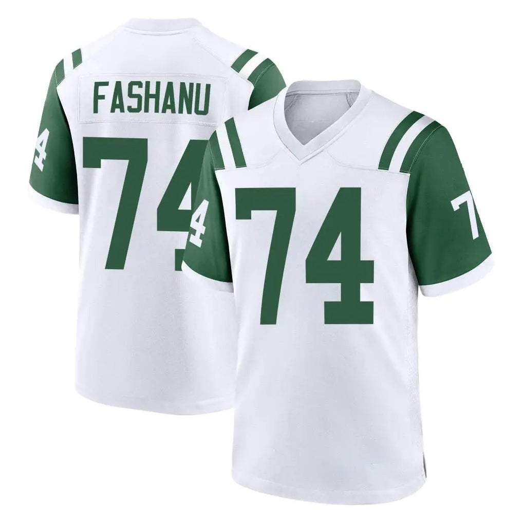 Punc NY.Jets #74 Olu Fashanu Player White Classic Home Game Stitched Jerseys