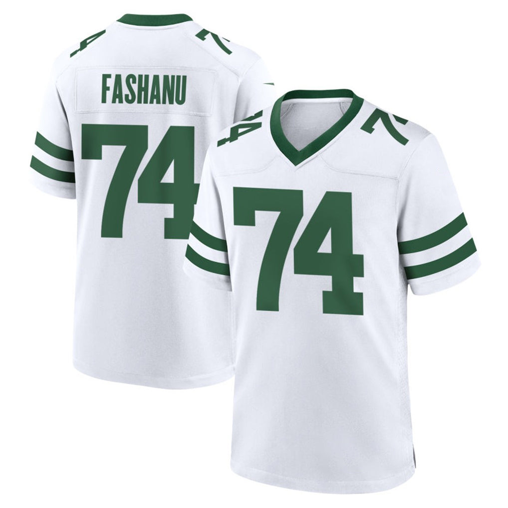 Punc NY.Jets #74 Olu Fashanu Player White Legacy Home Game Stitched Jerseys
