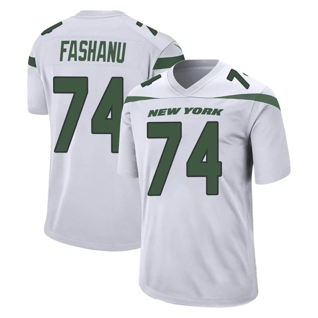 Punc NY.Jets #74 Olu Fashanu Player White Spotlight Home Game Stitched Jerseys