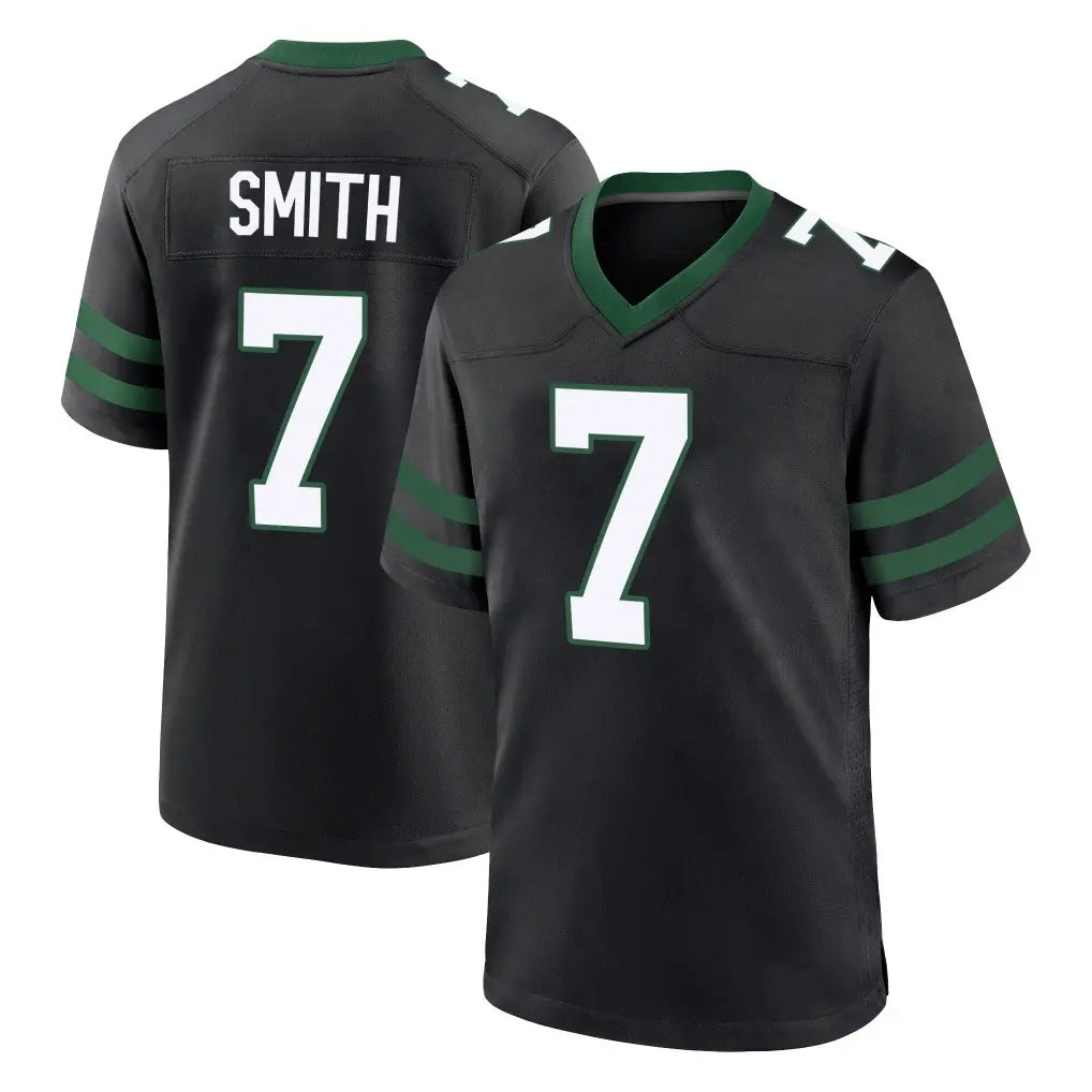 Punc NY.Jets #7 Geno Smith Player Black Legacy Home Game Stitched Jerseys