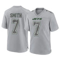 Punc NY.Jets #7 Geno Smith Player Gray Limited Atmosphere Fashion Home Game Stitched Jerseys