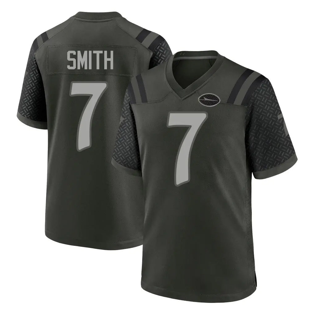 Punc NY.Jets #7 Geno Smith Player Green 2025 Rivalries Collection Home Game Stitched Jerseys