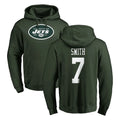 Punc NY.Jets #7 Geno Smith Player Green LOGO Pullover Hoodies Limited Game Stitched Jerseys