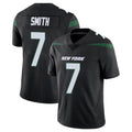 Punc NY.Jets #7 Geno Smith Player Stealth Black Limited Vapor Home Game Stitched Jerseys