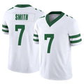 Punc NY.Jets #7 Geno Smith Player White Legacy Limited Vapor F.U.S.E. Home Game Stitched Jerseys