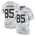 Punc NY.Jets #85 Mason Taylor Player Arctic Camo Salute to Service Limited Game Stitched Jerseys