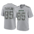 Punc NY.Jets #85 Mason Taylor Player Gray Limited Atmosphere Fashion Home Game Stitched Jerseys