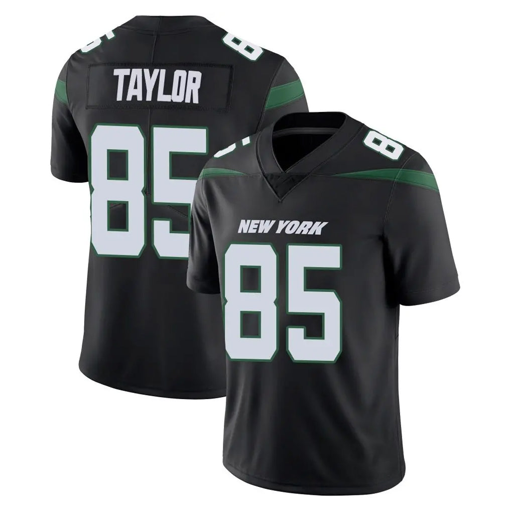Punc NY.Jets #85 Mason Taylor Player Stealth Black Limited Vapor Home Game Stitched Jerseys