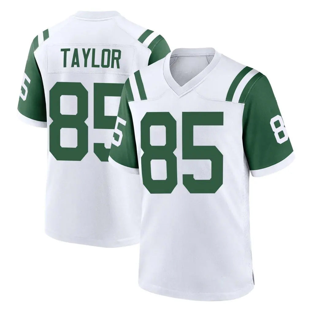 Punc NY.Jets #85 Mason Taylor Player White Classic Home Game Stitched Jerseys