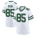 Punc NY.Jets #85 Mason Taylor Player White Legacy Home Game Stitched Jerseys
