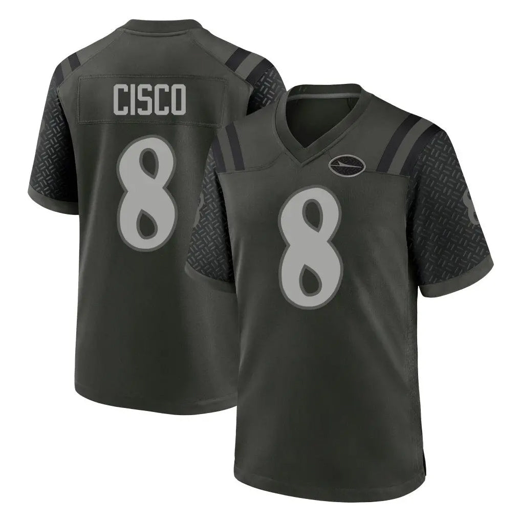 Punc NY.Jets #8 Andre Cisco Player Green 2025 Rivalries Collection Home Game Stitched Jerseys