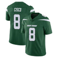 Punc NY.Jets #8 Andre Cisco Player Green Limited Vapor Home Game Stitched Jerseys