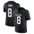 Punc NY.Jets #8 Andre Cisco Player Stealth Black Limited Vapor Home Game Stitched Jerseys