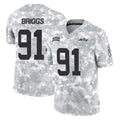 Punc NY.Jets #91 Jowon Briggs Player Arctic Camo Salute to Service Limited Game Stitched Jerseys