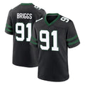Punc NY.Jets #91 Jowon Briggs Player Black Legacy Home Game Stitched Jerseys