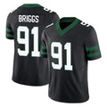 Punc NY.Jets #91 Jowon Briggs Player Black Limited Legacy Vapor F.U.S.E. Home Game Stitched Jerseys