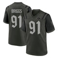 Punc NY.Jets #91 Jowon Briggs Player Green 2025 Rivalries Collection Home Game Stitched Jerseys