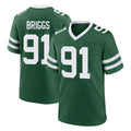 Punc NY.Jets #91 Jowon Briggs Player Green Legacy Home Game Stitched Jerseys