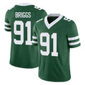 Punc NY.Jets #91 Jowon Briggs Player Green Legacy Limited Vapor F.U.S.E. Home Game Stitched Jerseys