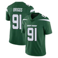 Punc NY.Jets #91 Jowon Briggs Player Green Limited Vapor Home Game Stitched Jerseys