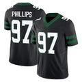 Punc NY.Jets #97 Harrison Phillips Player Black Limited Legacy Vapor F.U.S.E. Home Game Stitched Jerseys