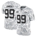 Punc NY.Jets #99 T'Vondre Sweat Player Arctic Camo Salute to Service Limited Game Stitched Jerseys