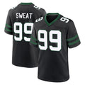Punc NY.Jets #99 T'Vondre Sweat Player Black Legacy Home Game Stitched Jerseys